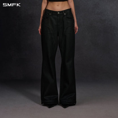 SMFK Compass Mirage Flared Denim Pants Cotton/W Ink Black