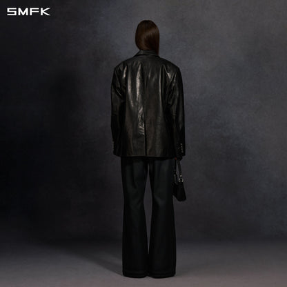 SMFK Compass Mirage Flared Denim Pants Cotton/W Ink Black