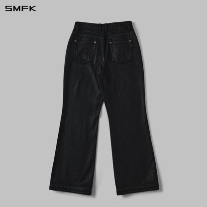SMFK Compass Mirage Flared Denim Pants Cotton/W Ink Black