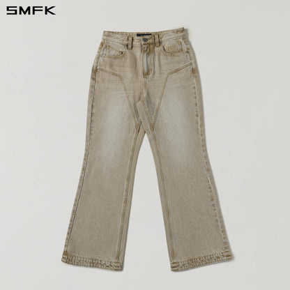 SMFK Compass Mirage Flared Denim Pants Cotton/W Fresh Skin