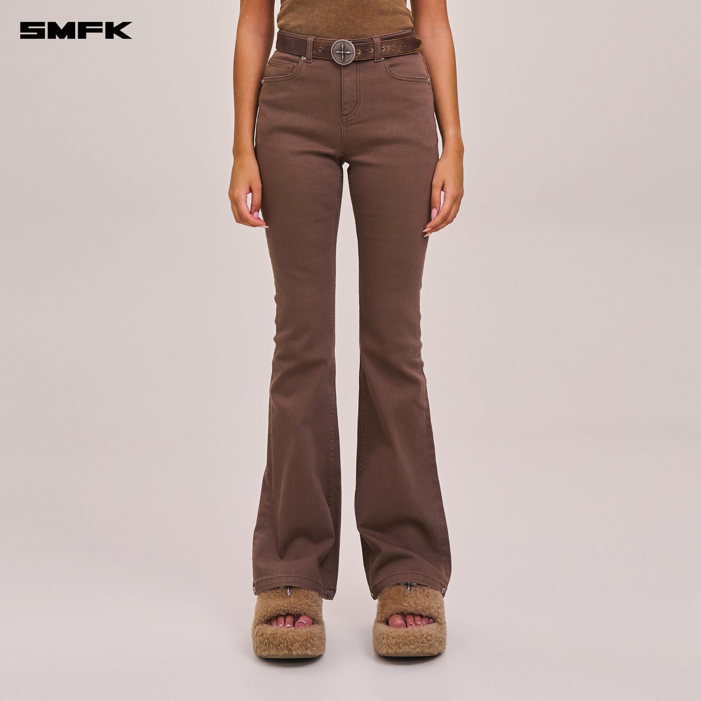 SMFK Compass Storm Denim Pants Wild Horse Brown