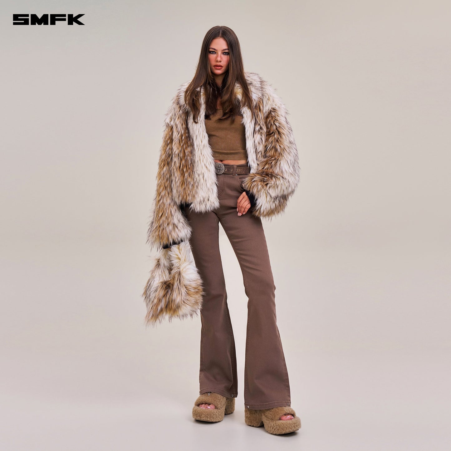 SMFK Compass Storm Denim Pants Wild Horse Brown