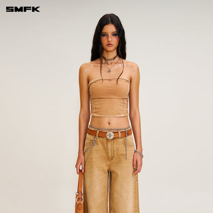 SMFK Compass Mode Tower Denim Pants Grassland Khaki