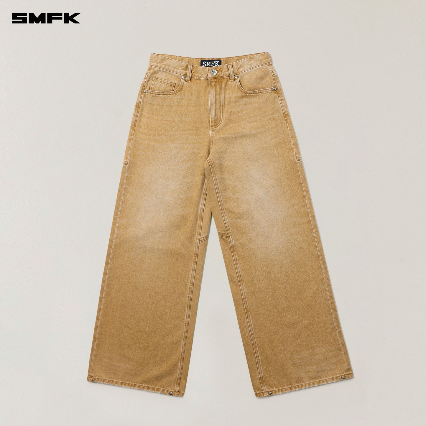 SMFK Compass Mode Tower Denim Pants Grassland Khaki