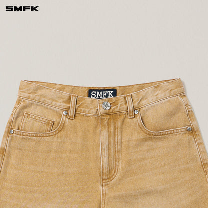 SMFK Compass Mode Tower Denim Pants Grassland Khaki