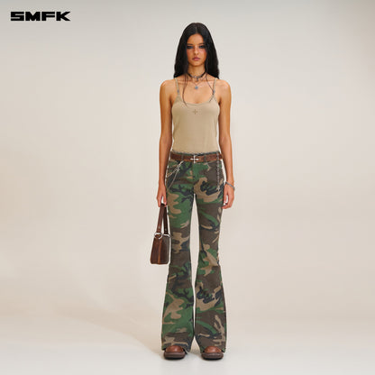 SMFK Compass Hurricane Denim Pants Army Green Camouflage