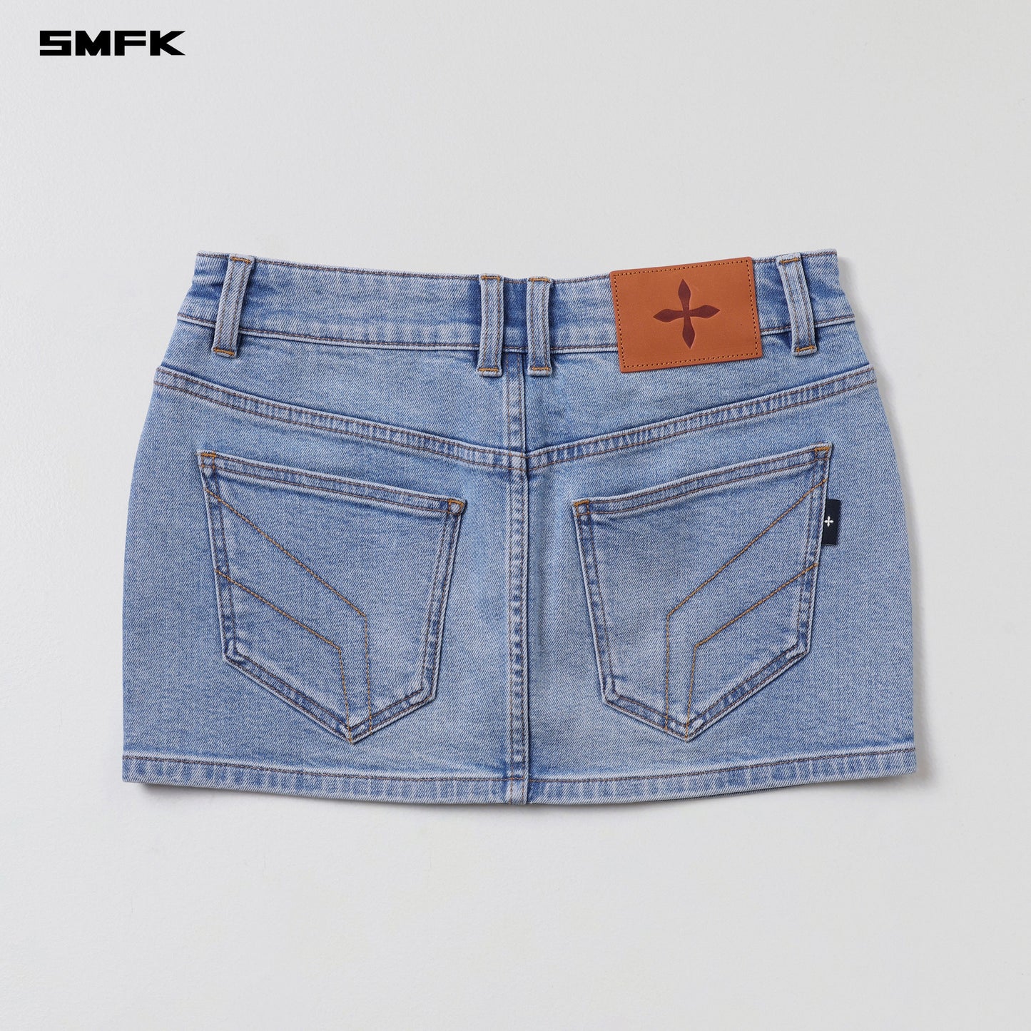 SMFK Wild Mirage Skinny Denim Dress E-Cotton Wild Blue