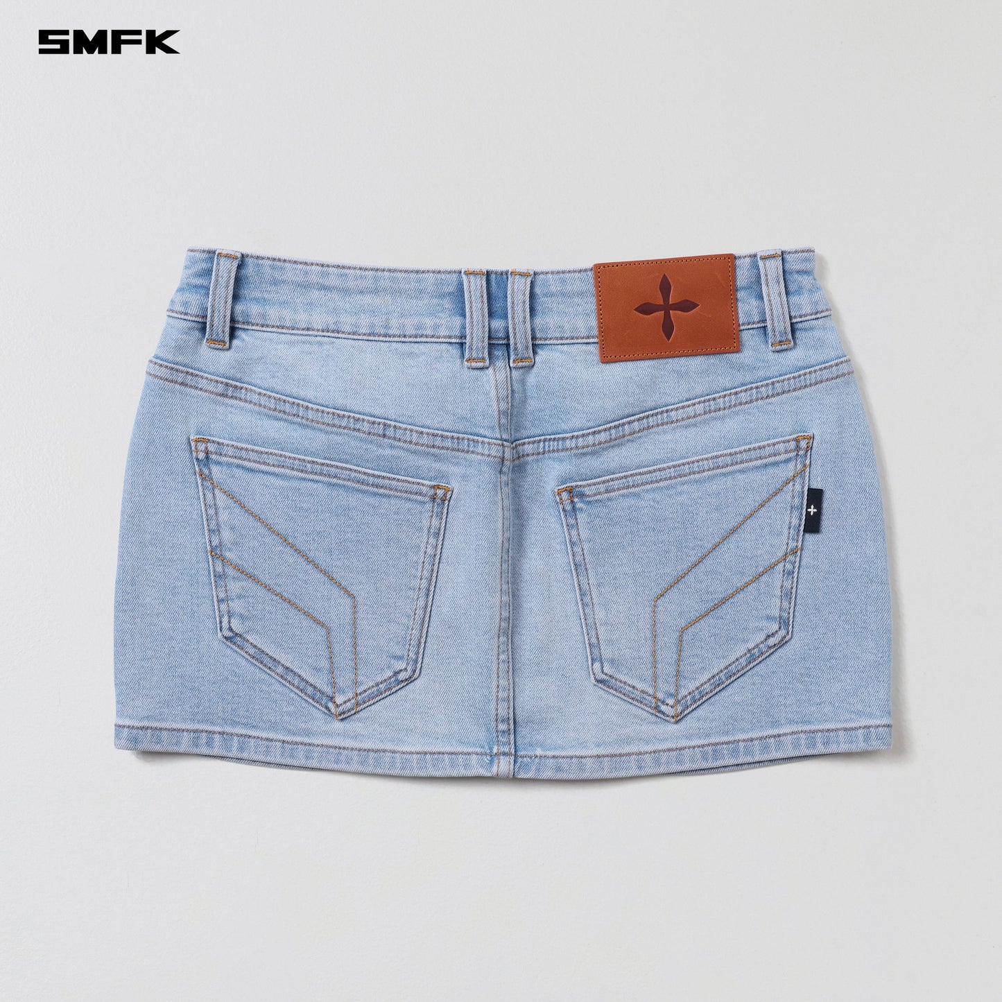 SMFK Wild Mirage Skinny Denim Dress E-Cotton Wild Sky Blue