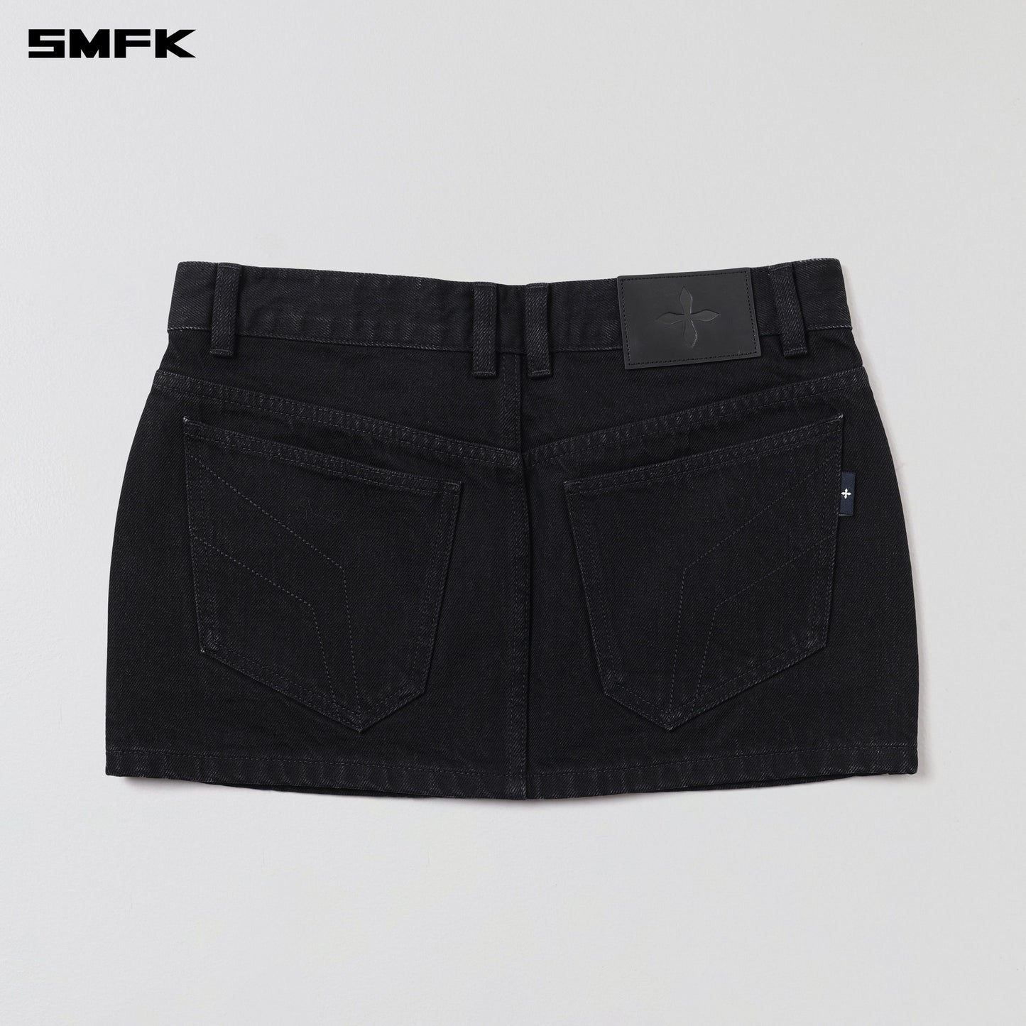 SMFK Wild Mirage Skinny Denim Dress/Cotton Wild Black