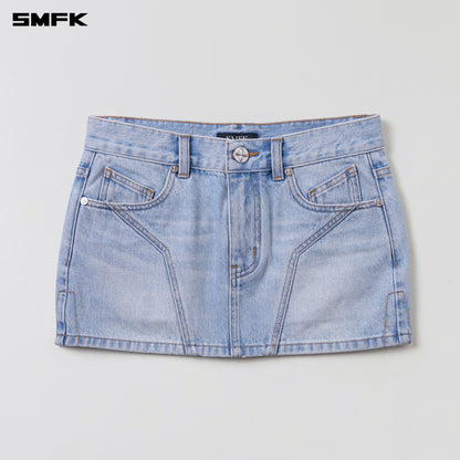 SMFK Wild Mirage Skinny Denim Dress/Cotton Wild Sky Blue