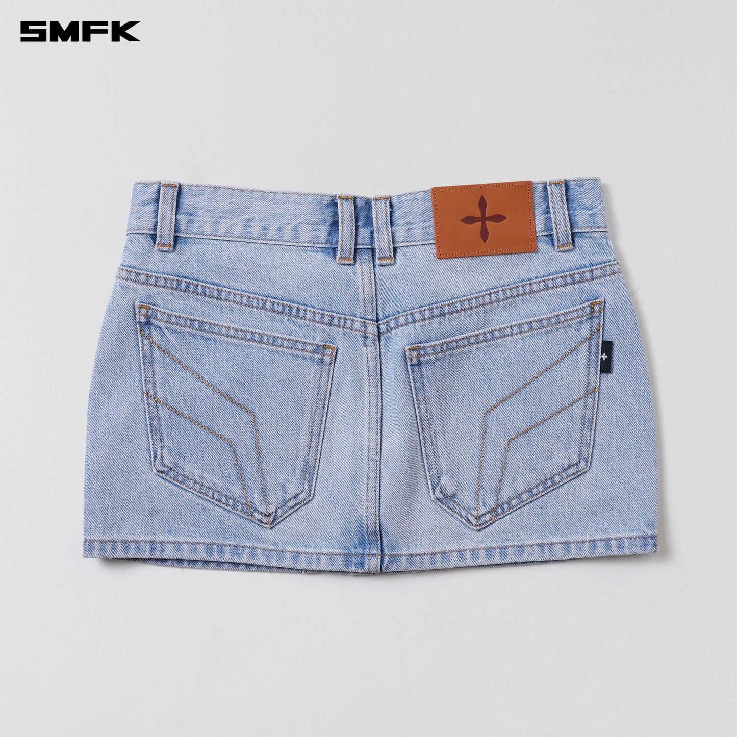 SMFK Wild Mirage Skinny Denim Dress/Cotton Wild Sky Blue
