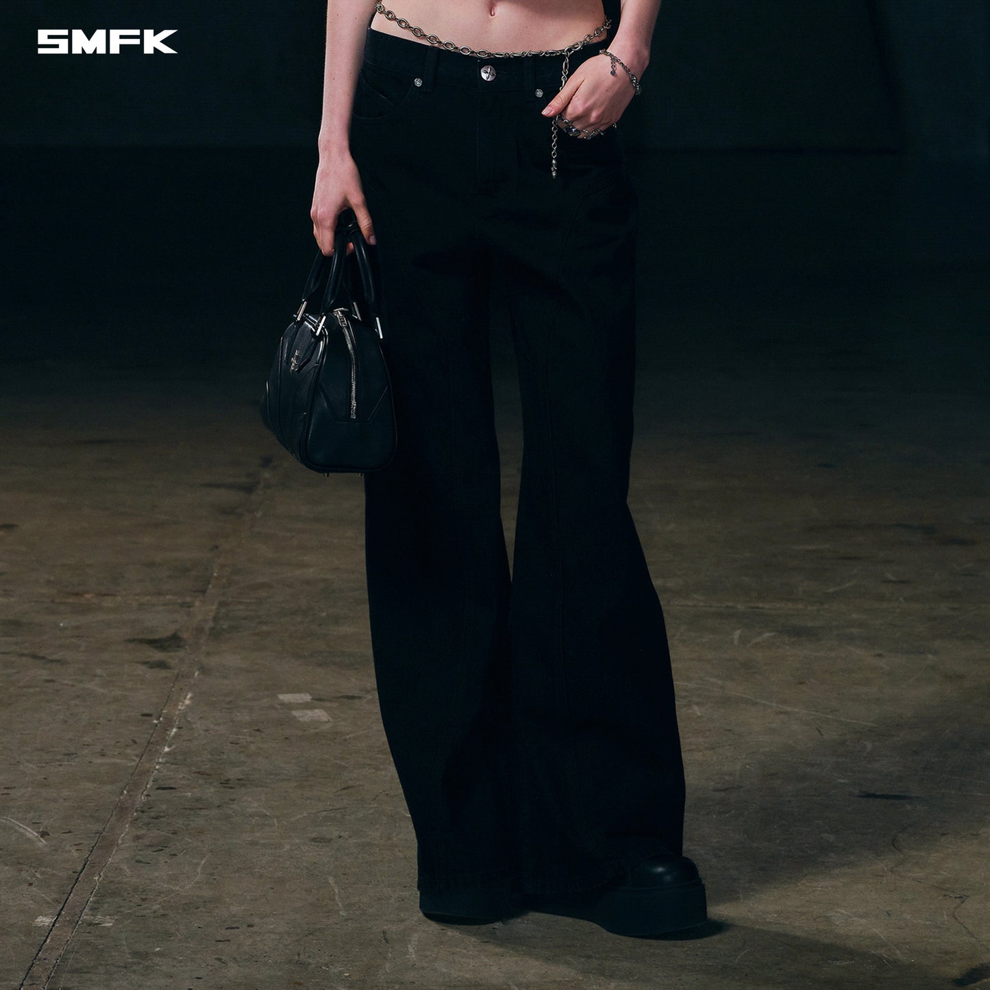 SMFK Wild Mirage Tower Denim Pants/Cotton Wild Black