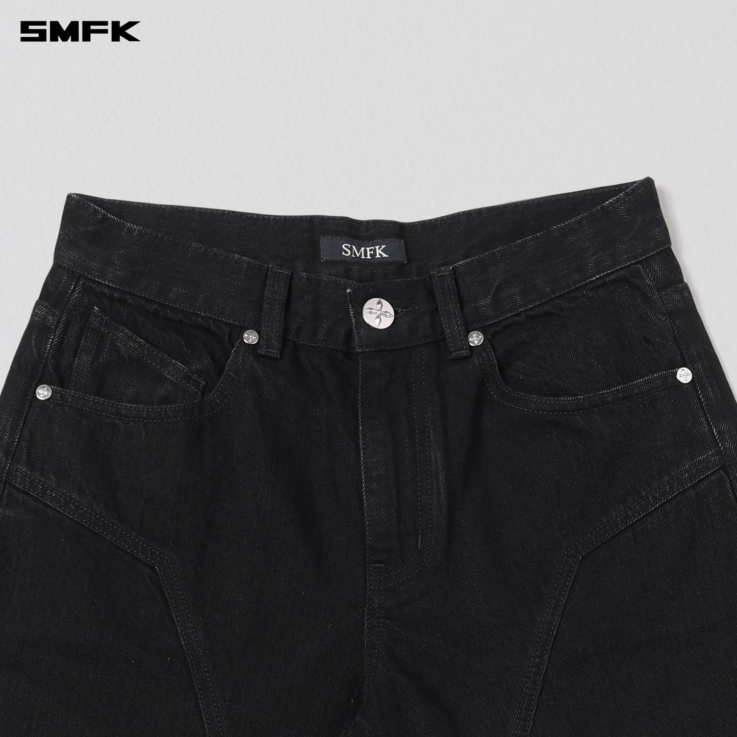 SMFK Wild Mirage Tower Denim Pants/Cotton Wild Black