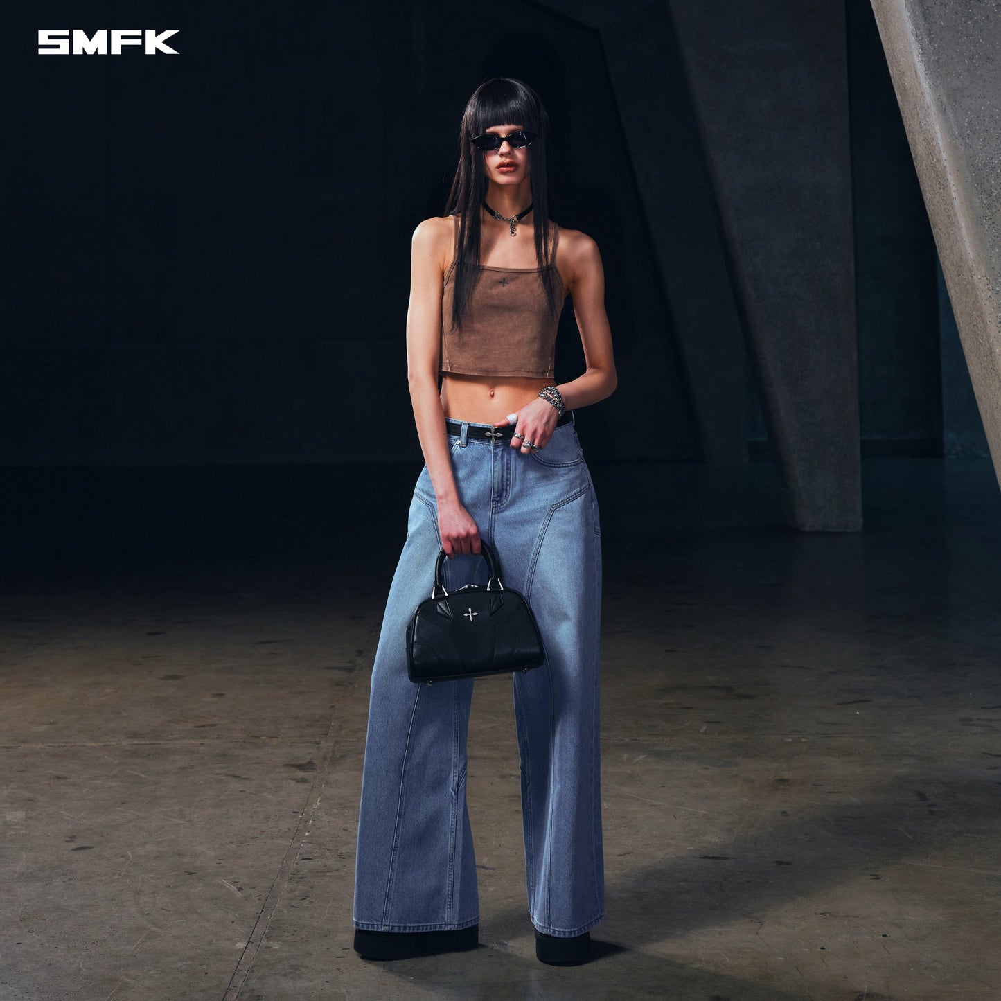 SMFK Wild Mirage Tower Denim Pants/Cotton Wild Blue