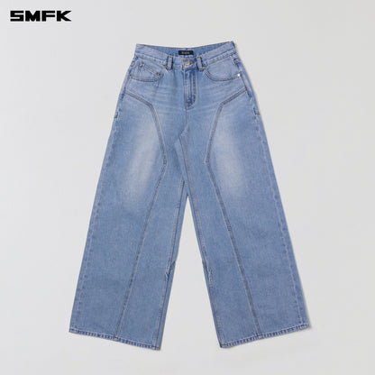 SMFK Wild Mirage Tower Denim Pants/Cotton Wild Blue