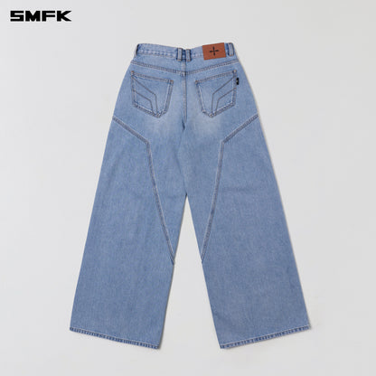 SMFK Wild Mirage Tower Denim Pants/Cotton Wild Blue