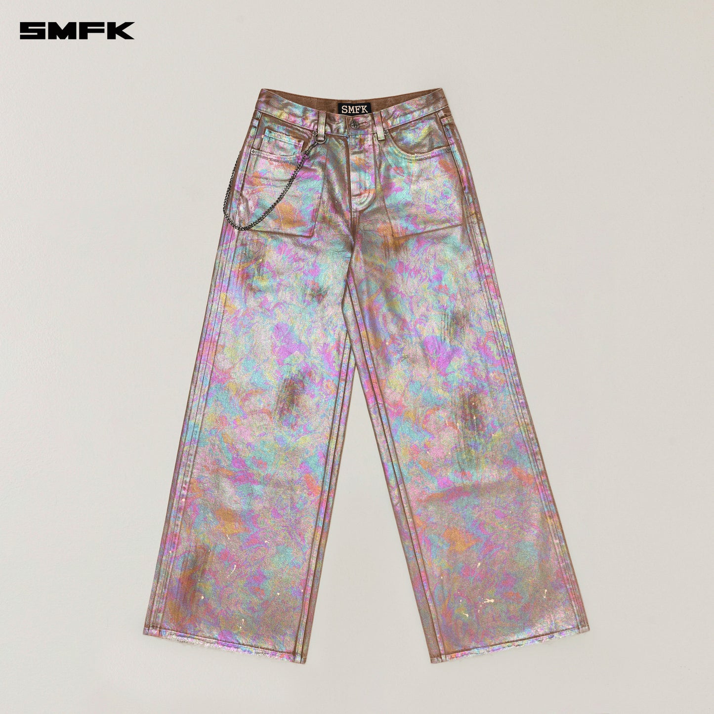 SMFK Rage Wild Fantasy Handcraft Tower Denim Pants Fantasy Land