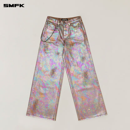SMFK Rage Wild Fantasy Handcraft Tower Denim Pants Fantasy Land