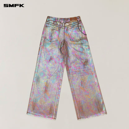 SMFK Rage Wild Fantasy Handcraft Tower Denim Pants Fantasy Land