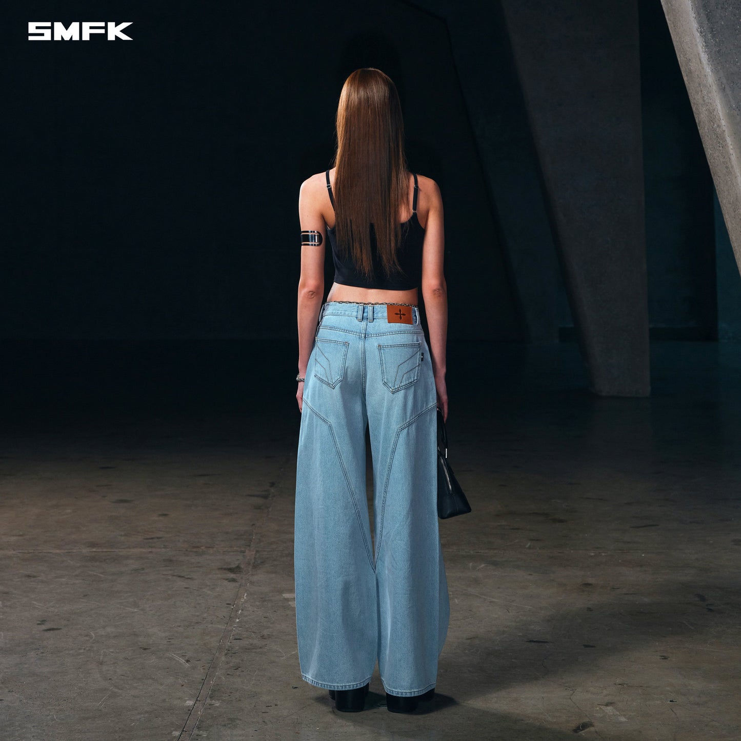 SMFK Wild Mirage Tower Denim Pants/Cotton Wild Sky Blue
