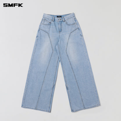 SMFK Wild Mirage Tower Denim Pants/Cotton Wild Sky Blue