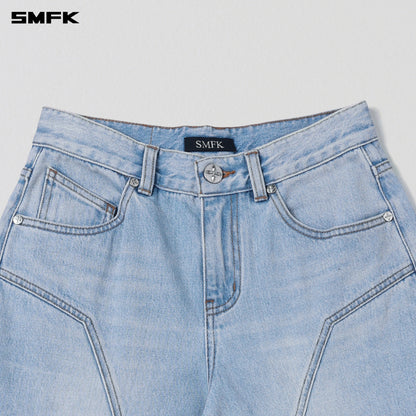 SMFK Wild Mirage Tower Denim Pants/Cotton Wild Sky Blue
