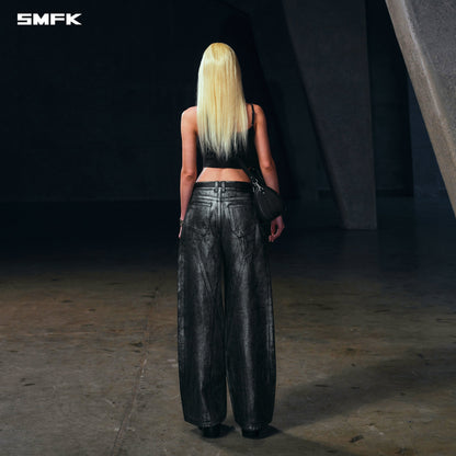 SMFK Wild Mirage Tower Denim Pants/Cotton Silver Nebula