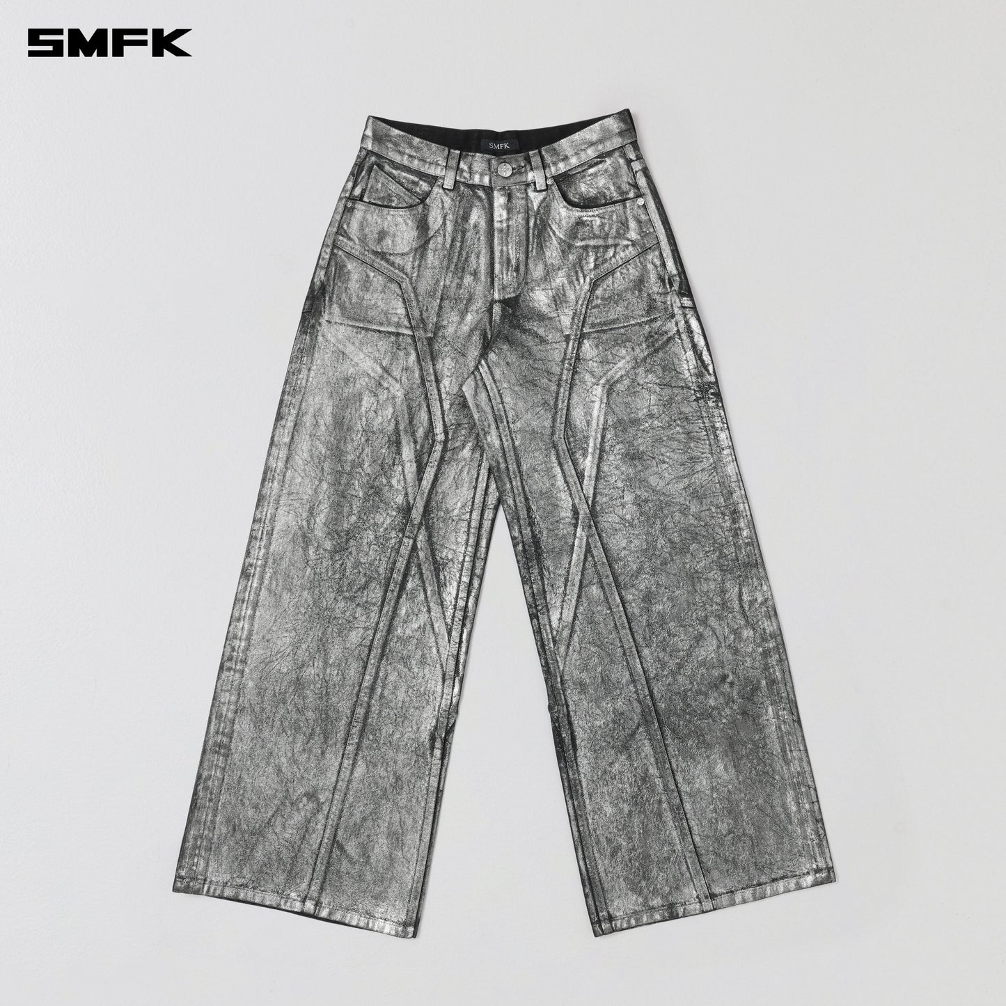 SMFK Wild Mirage Tower Denim Pants/Cotton Silver Nebula