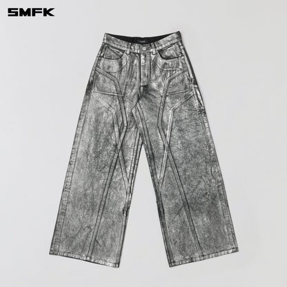 SMFK Wild Mirage Tower Denim Pants/Cotton Silver Nebula
