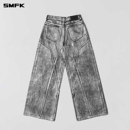 SMFK Wild Mirage Tower Denim Pants/Cotton Silver Nebula