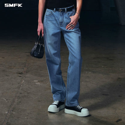 SMFK Permanent Strt-S Denim Pants/Cotton Wild Blue