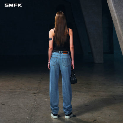 SMFK Permanent Strt-S Denim Pants/Cotton Wild Blue