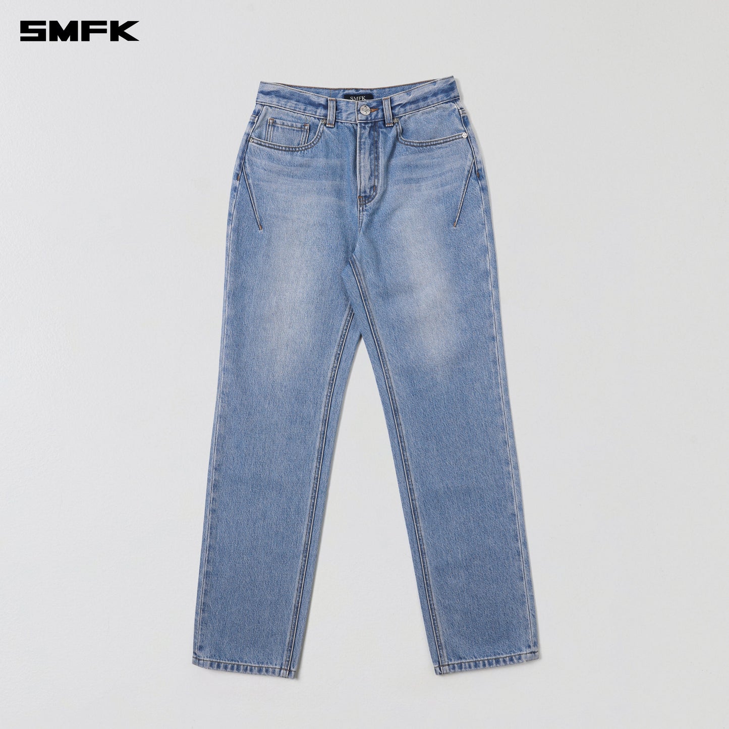 SMFK Permanent Strt-S Denim Pants/Cotton Wild Blue