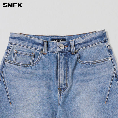 SMFK Permanent Strt-S Denim Pants/Cotton Wild Blue