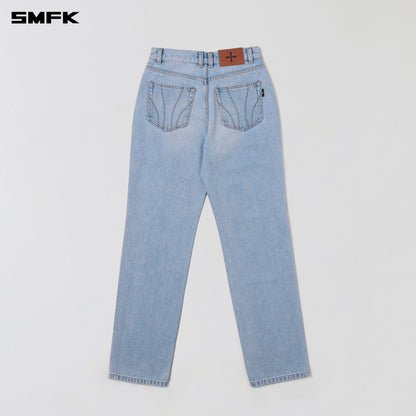 SMFK Wild Permanent Strt-S Denim Pants/Cotton Wild Sky Blue