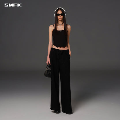 SMFK Wild Diamond Denim Sports Pants Cotton Wild Black