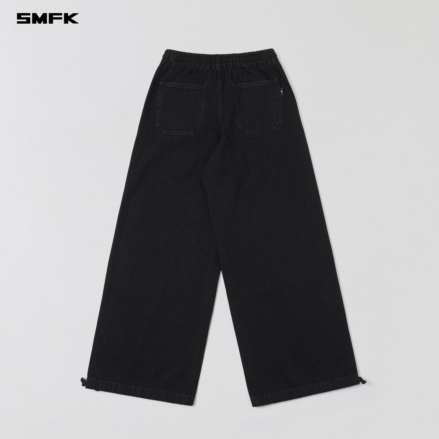 SMFK Wild Diamond Denim Sports Pants Cotton Wild Black