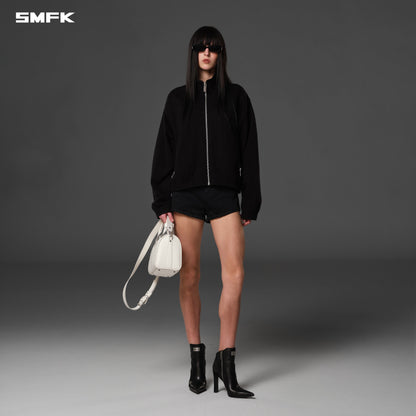SMFK Vintage Vanish Denim Shorts Garment Dye Vanish Black