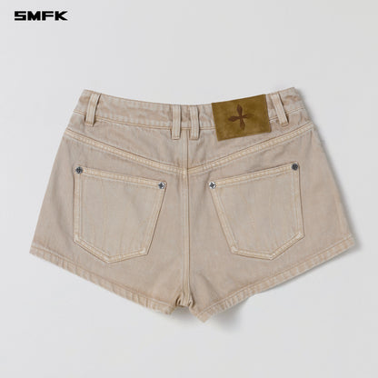 SMFK Vintage Vanish Denim Shorts Garment Dye Fresh Skin
