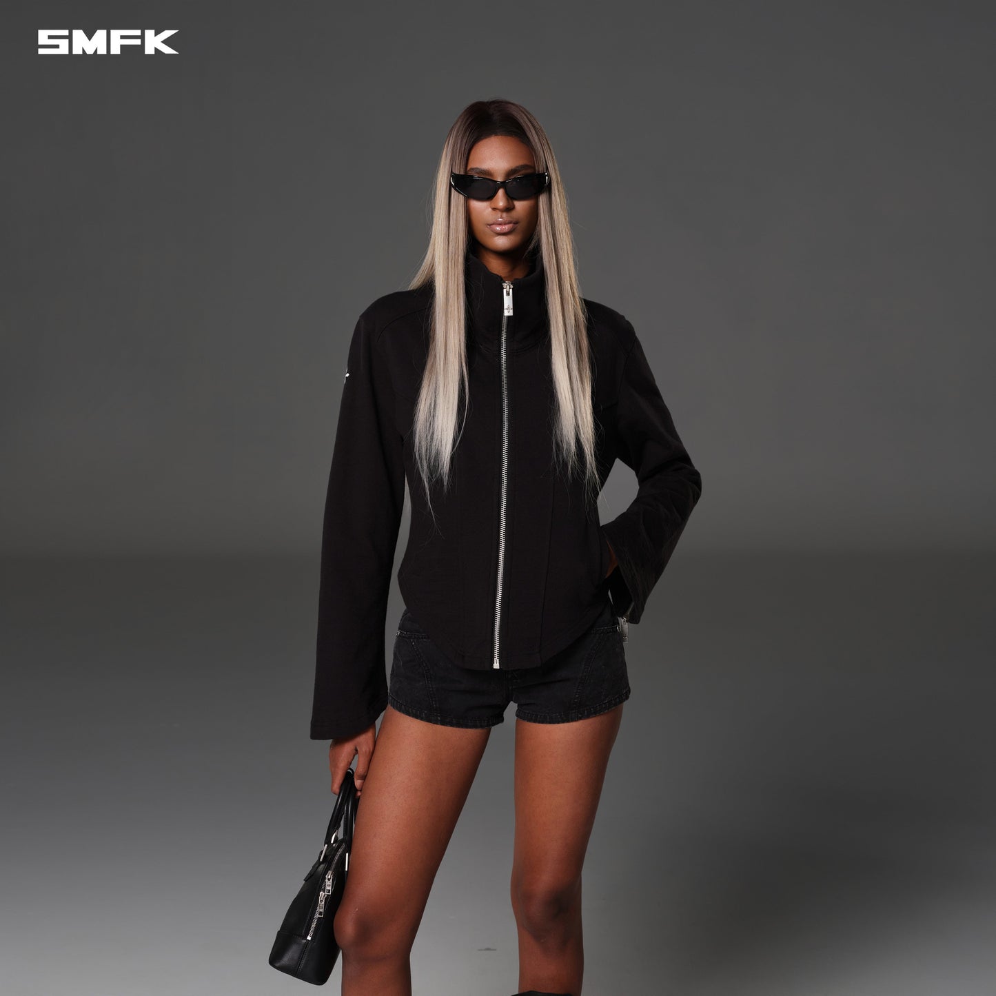 SMFK Vanish Cargo Shorts Garment Dye Vanish Black