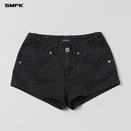 SMFK Vanish Cargo Shorts Garment Dye Vanish Black