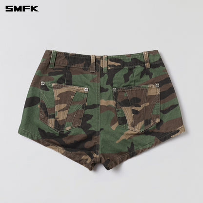 SMFK Vanish Cargo Shorts Camo Cotton Green Camouflage