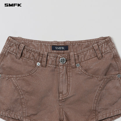 SMFK Vanish Cargo Shorts Garment Dye Vanish Brown