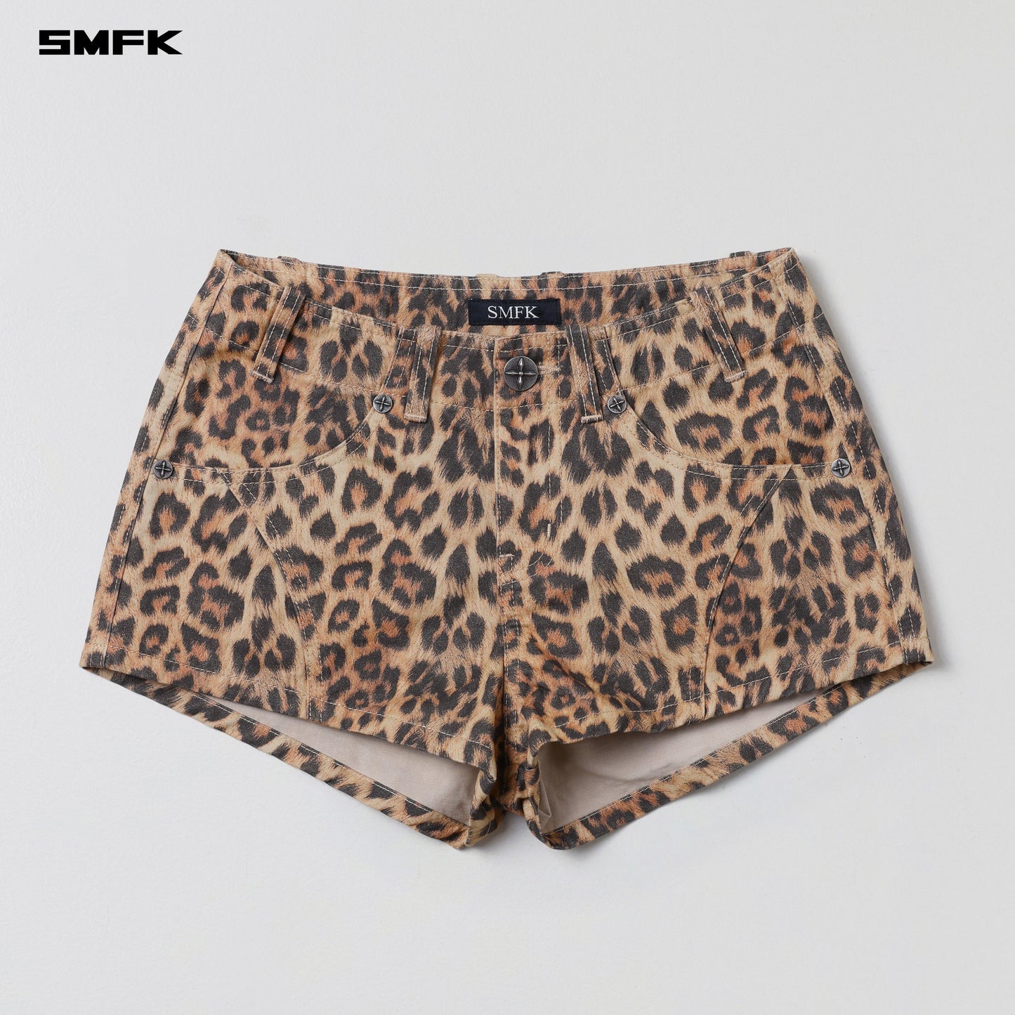 SMFK Vanish Cargo Shorts Leopard Cotton Leopard Camo