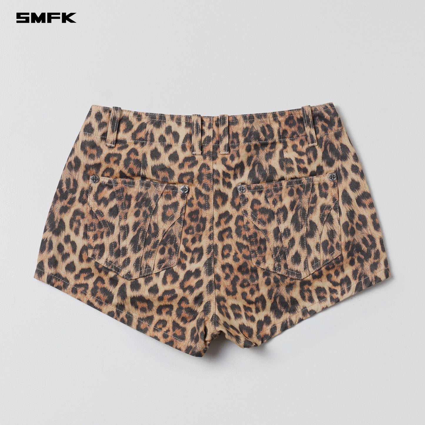 SMFK Vanish Cargo Shorts Leopard Cotton Leopard Camo