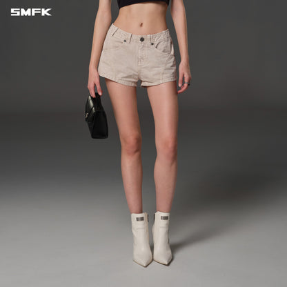 SMFK Vanish Cargo Shorts Garment Dye Vanish White