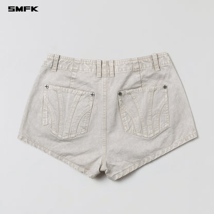 SMFK Vanish Cargo Shorts Garment Dye Vanish White