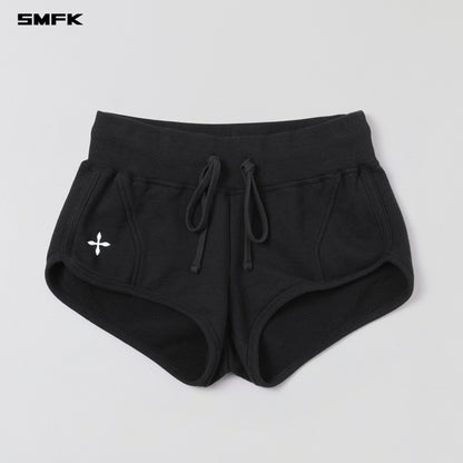 SMFK Permanent Slim Super Shorts Cotton Wool Wild Black