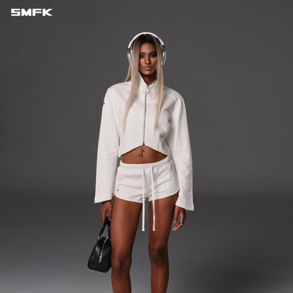 SMFK Permanent Slim Super Shorts Cotton Wool Cloud White