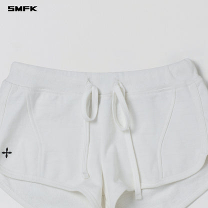 SMFK Permanent Slim Super Shorts Cotton Wool Cloud White